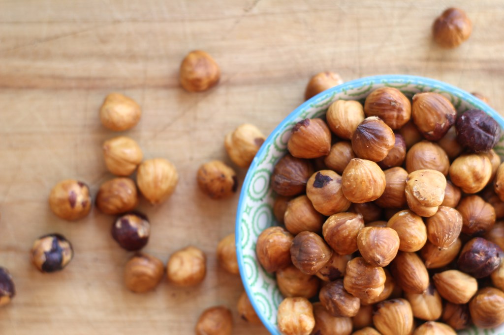 Toasted hazelnuts