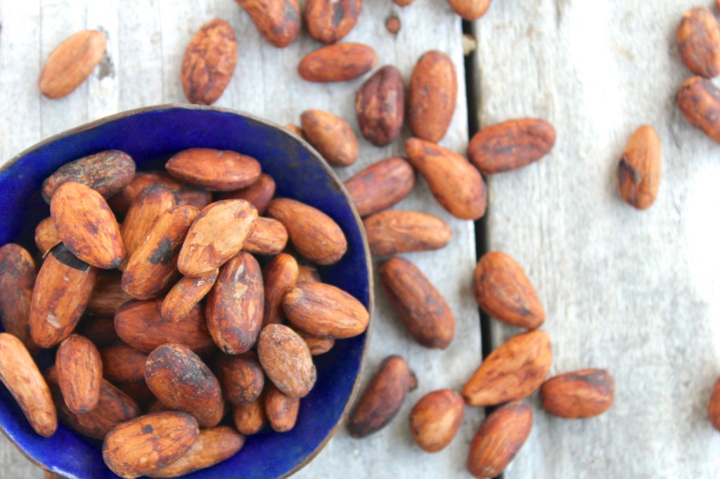 cashew-cacao-bean-smoothie-cacao-beans