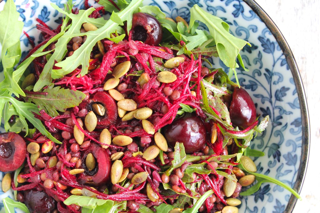 lentil-beetroot-cherry-salad-closeup