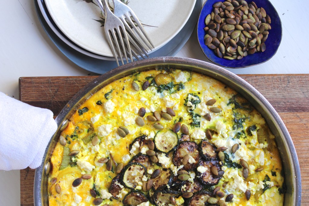 leek-zucchini-frittata