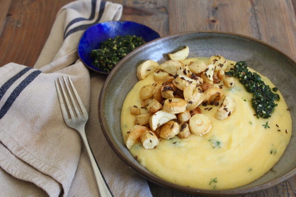 thyme-polenta-buttered-parsnips-closeup